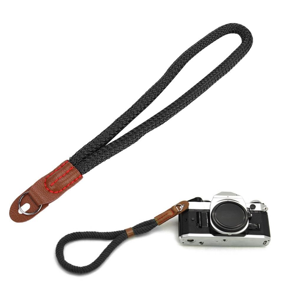 Breathable Hand Grip Wrist Strap Anti lost Lanyard for Digital Camera (Black)