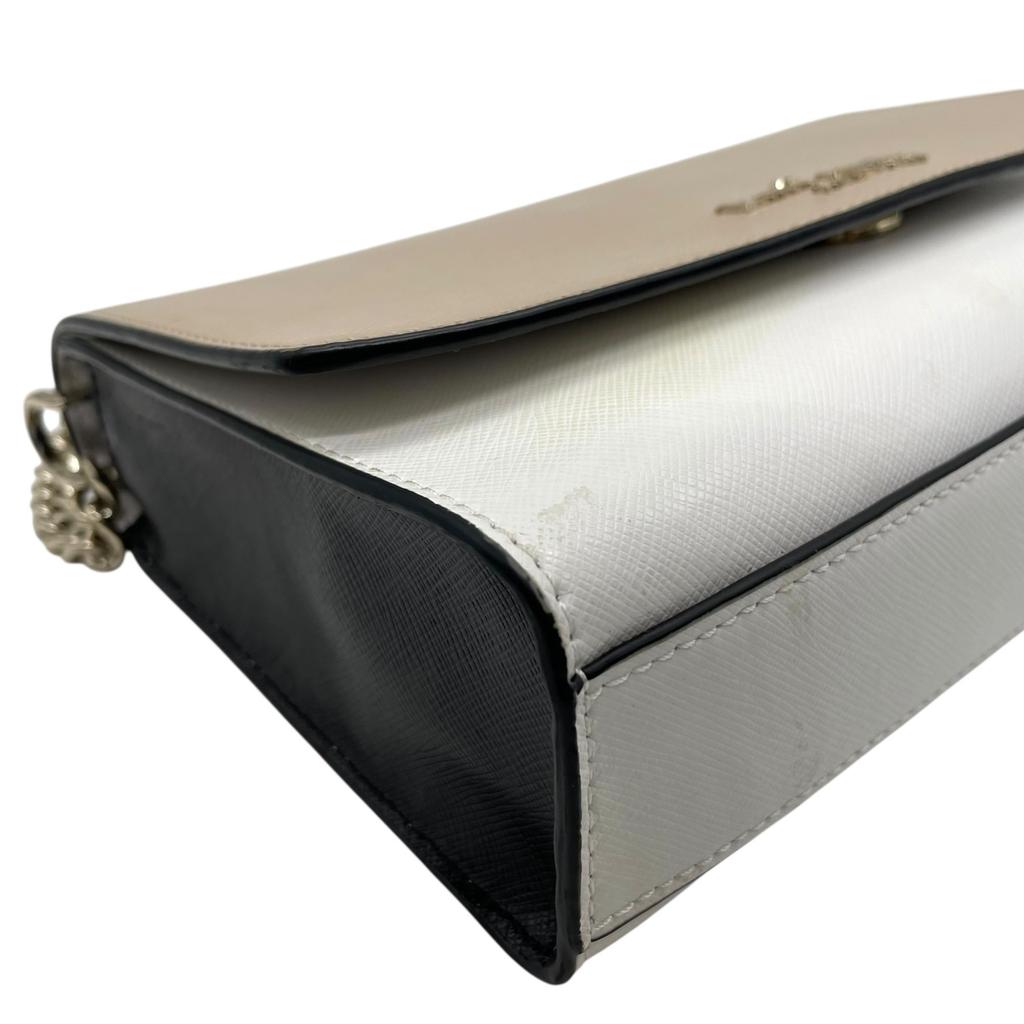 Used Kate SpadeHandbag beige/white PVC Women