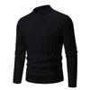 Men's Crew Neck Sweater Soft Casual Sweaters for Men Autumn Classic Pullover Sweaters Mock Turtleneck Knitted Streetwear