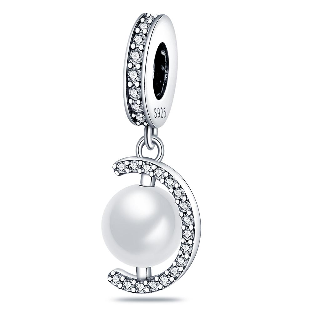 New S925 Sterling Silver Pave Butterfly Flower Padlock Key Love Beads Fit Original  Charms Bracelet DIY Women Fine Jewelry