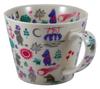 Yamaka Shoten MOOMIN Newborn Soup Mug Microwave Moomin Nordic Day Wedding Made in Stencil, Safe, Merchandise, Style, Mother's Gift, Tableware, Gift,