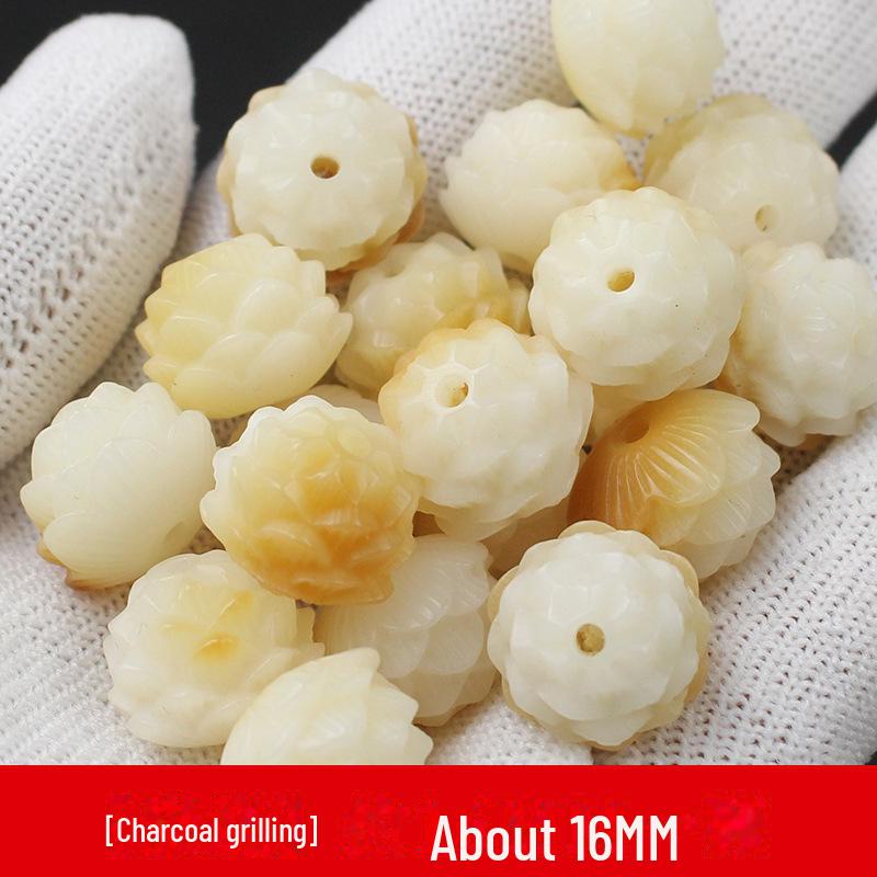 

Подвеска из древесного угля «Корень лотоса Бодхи»: Буддийские бусины для самодельных браслетов