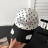 Cotton Baseball Hat Polka Dot Sun Hat Fashion Peaked Cap