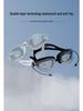 Unisex Silicone Waterproof HD Swim Goggles Set for Competitive Swimming