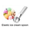 Stainless Steel Ice Cream Scoop with Easy Release Trigger Mechanism Durable Solid Handle for Consistent Scooping and Serving Kitchen Tool