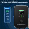 EV Wallbox 5M 7KW 32A Car Home EV Wallbox Stație de încărcare Mașină electrică EV Wallbox cu ecran color de cablu 5M