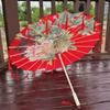 70cm Classical Oil Paper Umbrella Chinese Style Tassel Umbrella Silk Fabric Tassel Umbrella  Girls