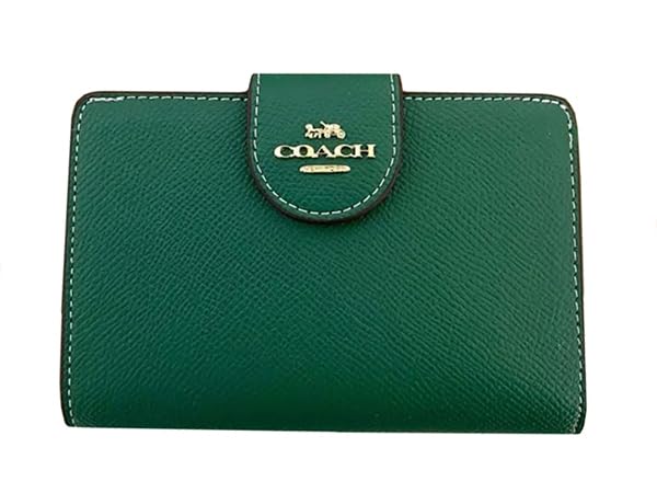 

wallet 6390 Chalk Luxury Crossgrain Leather Medium Corner Zip Wallet Outlet Wallet Online Store 2021SS [ABCoat] Bi-fold Women s L-shaped (Green) зелений