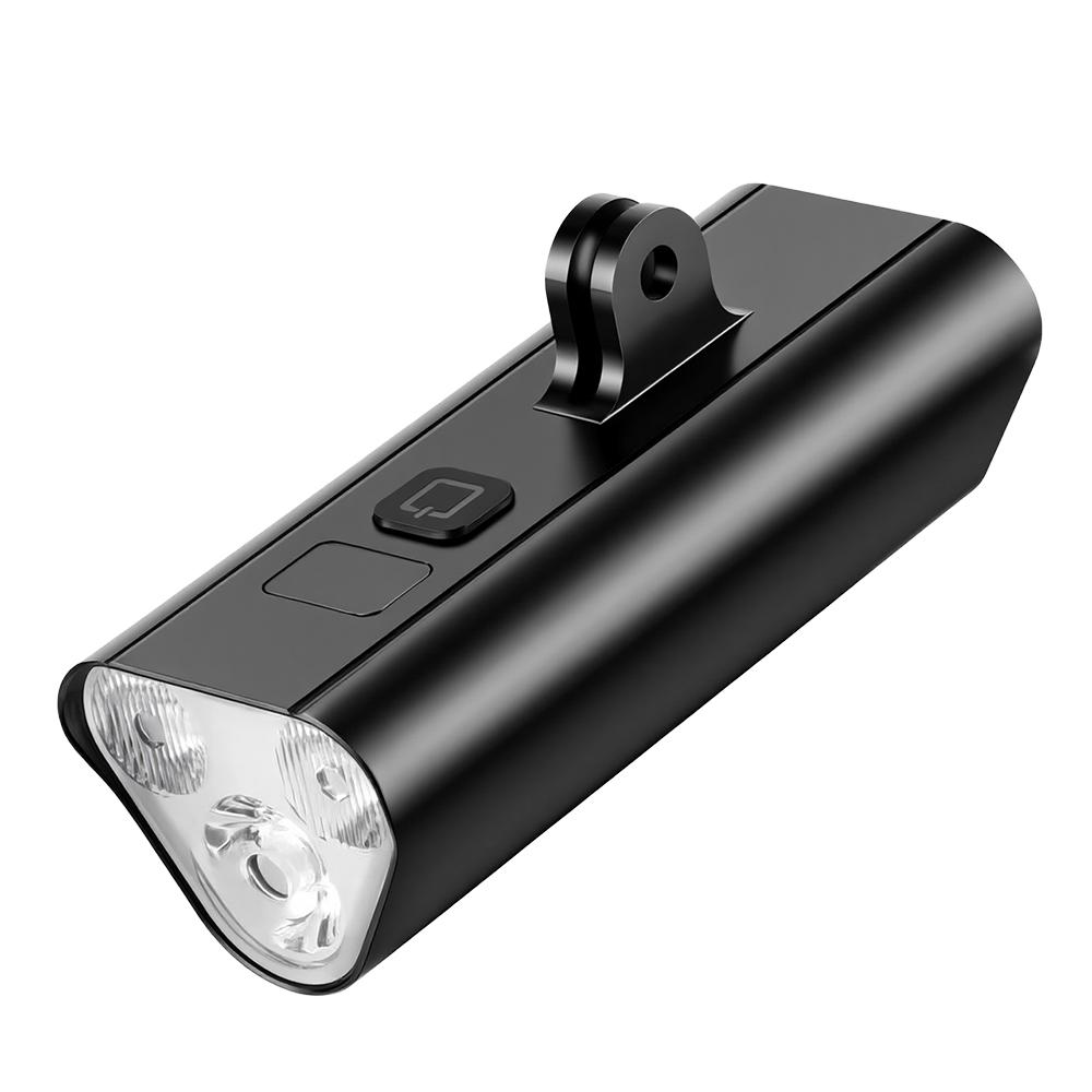 

Hoisting Bike Light TYPE-C Rechargeable Bicycle Front Light 3 LED Bike Flashlight Headlight Cycling Night Riding Safety Lights чорний