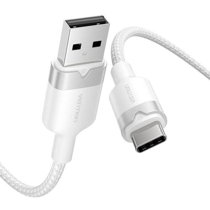 Câble Usb 2.0 A Vers Usb-C 3A Vention Pour Téléphones 1 M Avec Fonction De Charge Rapide