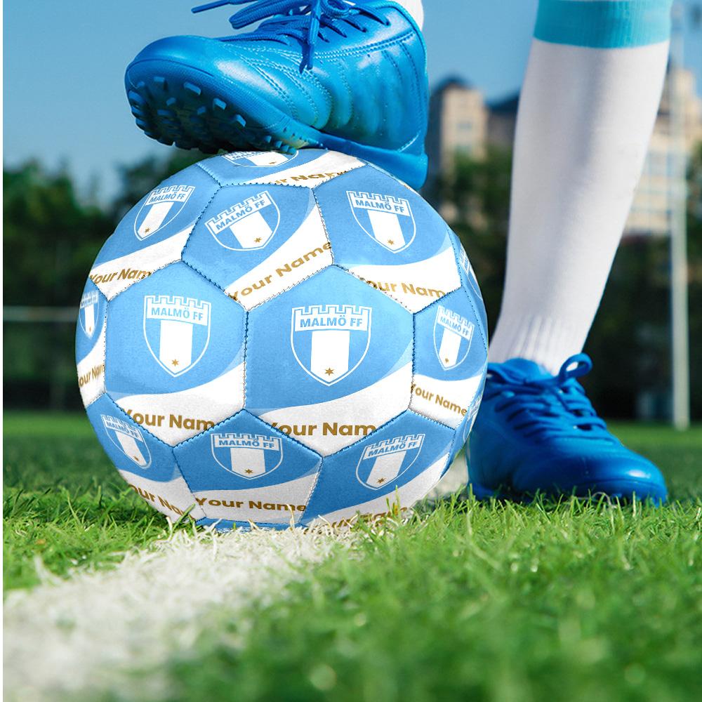 Malmö FF Fashion Size 5 Football Wearproof Non‑Slip Soccer Ball For Sports Training Entertainment Use