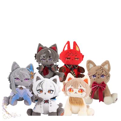 Juguetes de Peluche de Genshin Impact Alrededor de Personajes del Juego Neuvillette Peluche Miau Juguete de Peluche Exquisito Muñeca para Niños Regalo Creativo de Halloween
