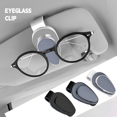 Universal Car Auto Sun Visor Glasses Box Γυαλιά ηλίου Κλιπ κάρτα εισιτηρίων Θήκη στυλό Γυαλιά Αξεσουάρ αυτοκινήτου