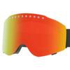 Sports ski goggles, adult-sized, with a wide field of vision, protective eyewear, decorative accents, UV protection, and wind and sand resistance