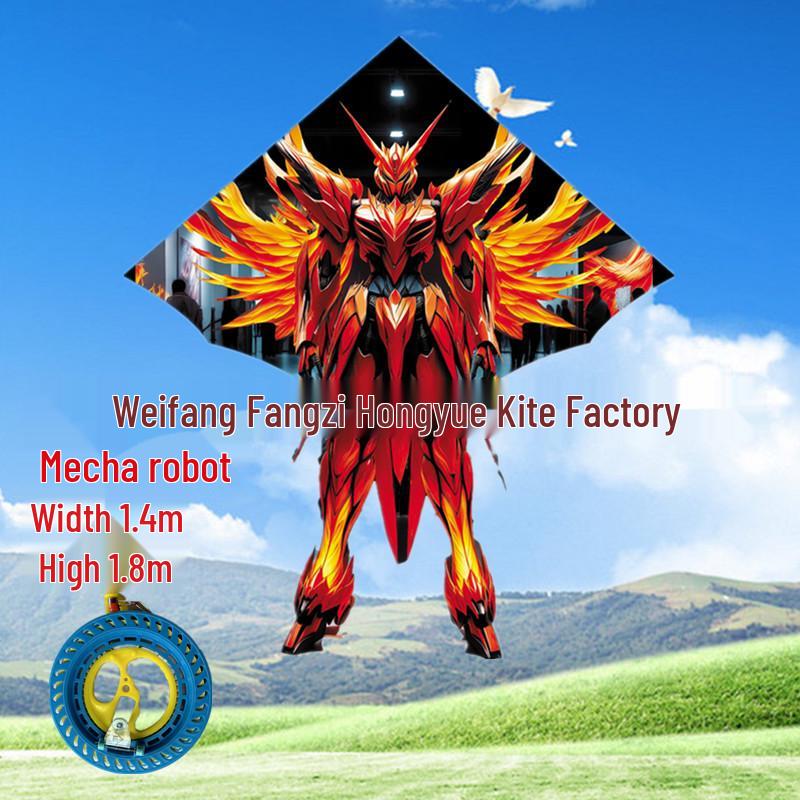 2026 New Style Mech Robot Kite for Boys & Adults - Easy to Fly in Light Breeze