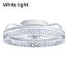 50 * 50 * 16cm Modern And Fashionable Electric Ceiling Fan Lamp Bedroom LED Ceiling Fan Light Intelligent Silent Chandelier Fan
