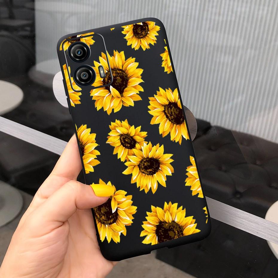 Phone Case For Motorola Moto G53 G73 5G 2022 Beautiful Flower Pattern Soft Silicon Cases For MOTO G73 MotoG53 XT2335
