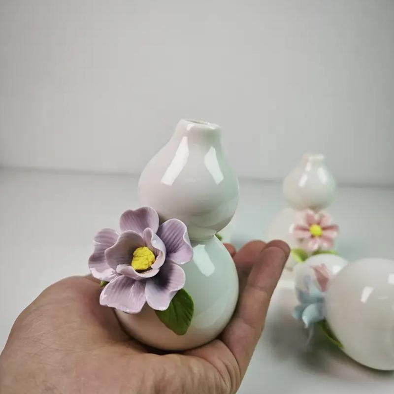 1 buc aranjament decorativ masă de ceai aranjament floral mic vază ceramică living stil multiplu