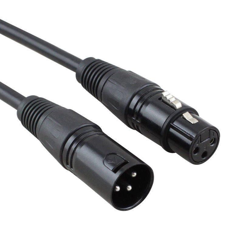 DMX 3-PIN DMX512 Male To Female Cable LED PAR Stage Light DMX Signal Line Dj Equipment DMX512 Signal Line Xlr Connector