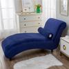 Copri Sdraio Velluto Invernale Senza Braccia Coprisedile Elasticizzato Copridivano Decorativo da Donna Copri Poltrona Reclinabile Rimovibile