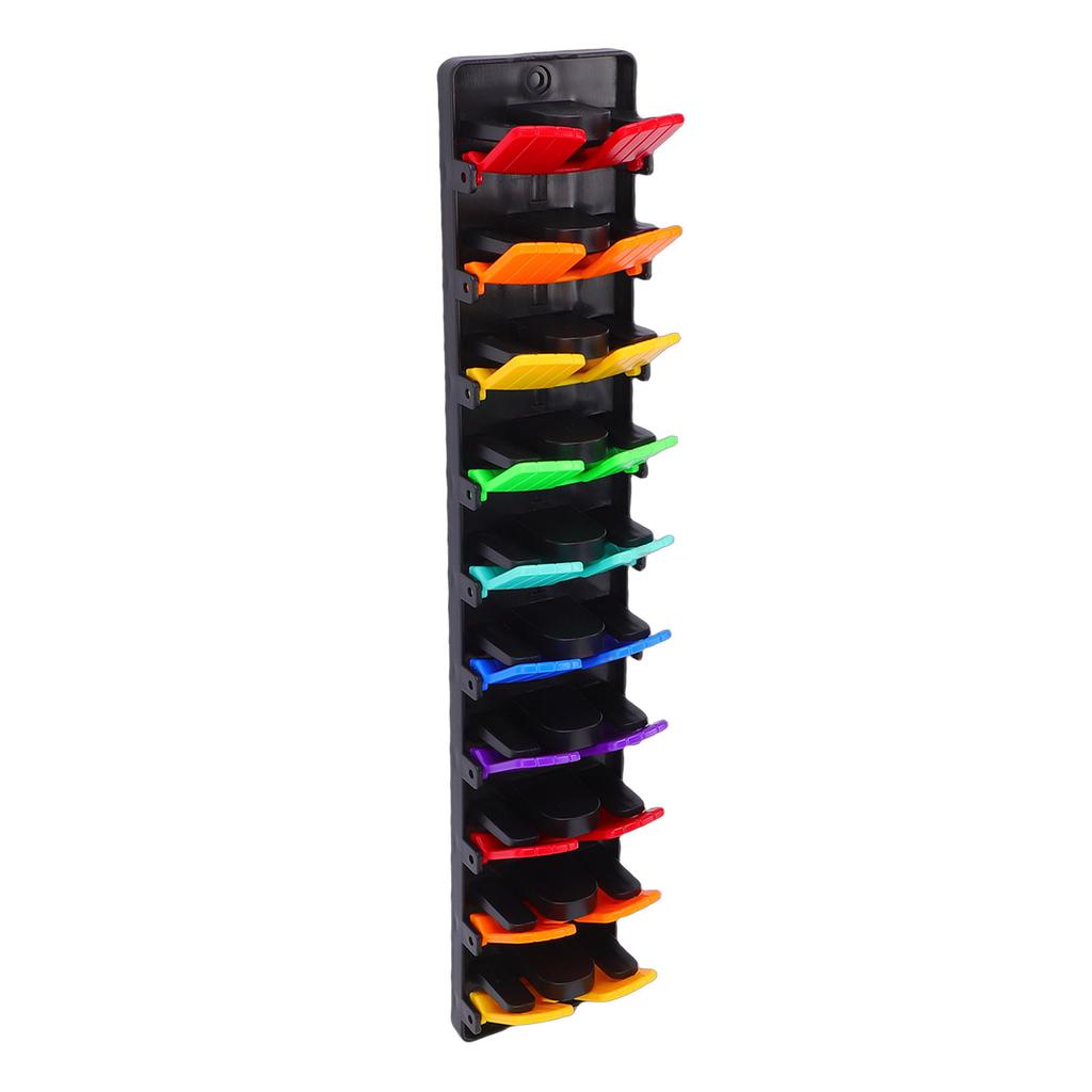 Hat Organizer Spring Clips Space Saving Plastic Wall Mount Closet Hat Rack Holder for Bedroom