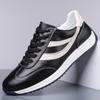 Men's shoes breathable cowhide sports and leisure shoes little white shoes soft sole soft surface trend board shoes