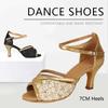 Meninas sapatos latinos senhoras sapatos de dança mulheres salto alto sola macia sapatos de salão