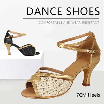 Meninas sapatos latinos senhoras sapatos de dança mulheres salto alto sola macia sapatos de salão