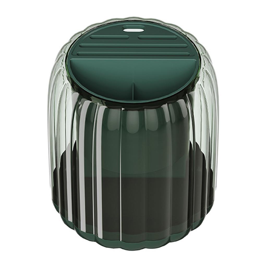 Rotating Utensil Holder Multifunction 360 Degree Space Saving Strong Plastic Knife Holder for Kitchen Home