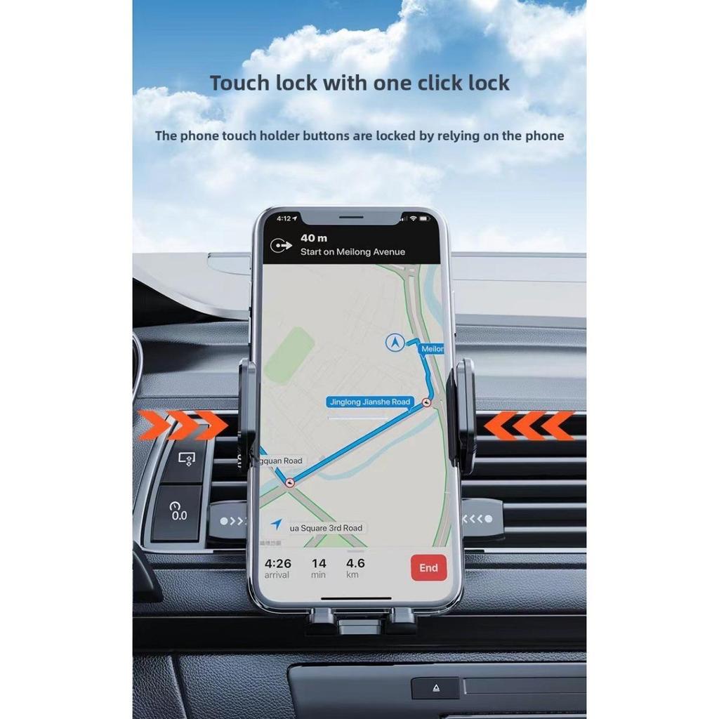 Support de téléphone à ventouse pour voiture, support de navigation universel pour sortie d'air, fournitures pour véhicules à énergie nouvelle