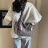 Canvas Bag Women's Large Capacity Tote Bag Student Shoulder Crossbody Bag