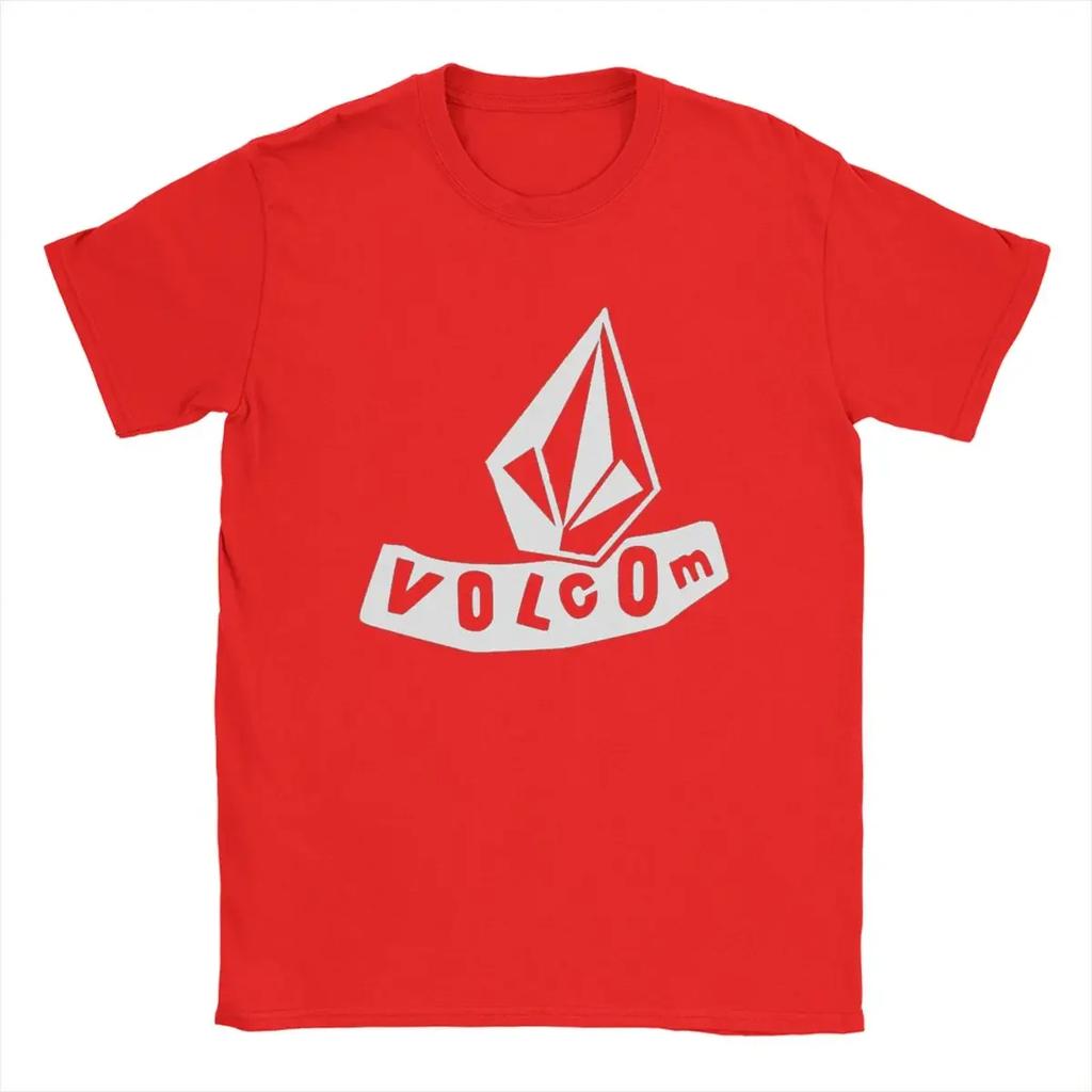 Funny Stylish Classic Cotton Tops Unique Short Sleeve Crewneck Tee Men 2024 Volcoms The Newest Logo T Shirts  Gift Idea T-Shirts
