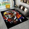 3D Gothic Horror Indian Skull Area Rug,Carpet Rug for Home Living Room Bedroom Sofa Doormat Decor,Kitchen Non-slip Floor Mat