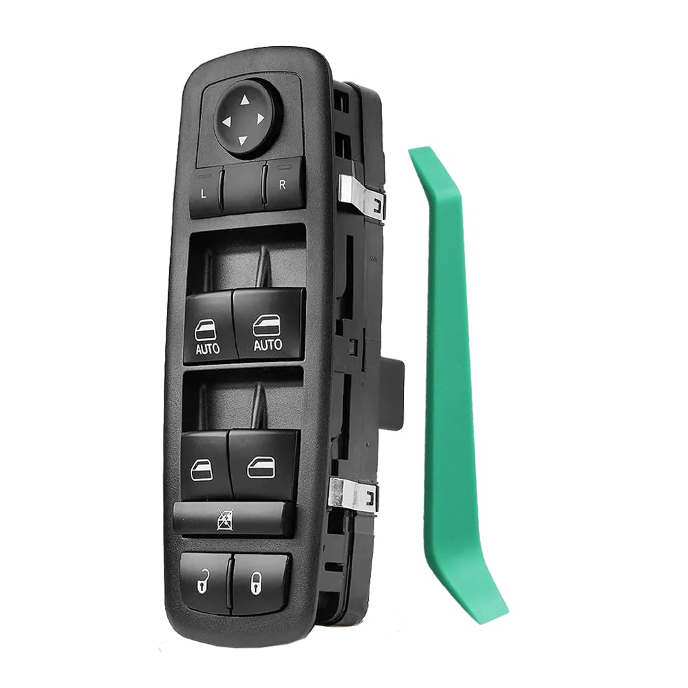 

4602863AD Master Power Window Switch 9+3 PINS Fit for 2009-2012 Dodge Ram 1500 2500 3500 Replace 602863AB, 4602863AC, DWS1386 w/Crowbar with crowbar