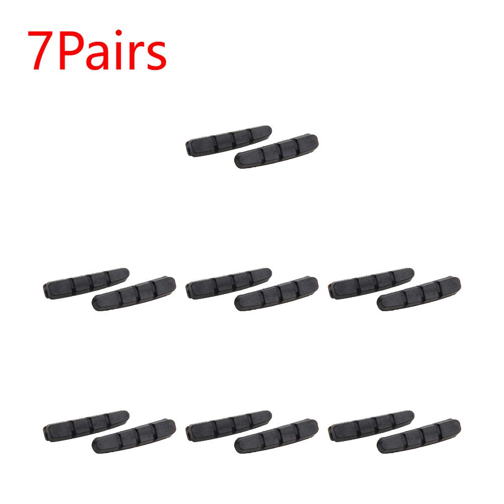 1-10Pairs Brake pads for Alloy Rims Dura Ace Ultegra 105 Rubber V Brake Blocks Road Bike Brake Pads Outdoor Cycling Accessories