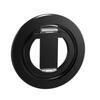 Aluminum Alloy Foldable Phone Ring Holder Stand, Dual-Sided Magnetic Car Mount