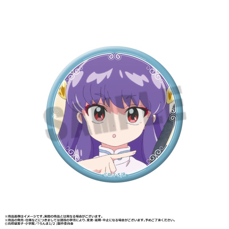 TV Anime "Ranma 1/2" Trading Can Badges Vol.2 10-Piece Box