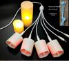 Remote-Controlled LED Candle Lamp for Ambiance and Themed Events