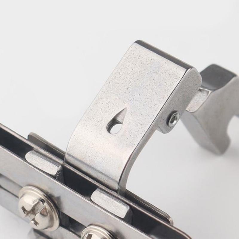 Left Right Adjustable Lace Tape Guide Presser Foot Sewing Machine Presser Foot for Lace Rubber Tape Elastic Webbing
