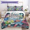 Star Knights Pattern Bedding,Quilt Set Quilt Cover Pillowcase Home Birthday Gift (1*duvet cover+2*pillowcase,without core)ASJT261020092