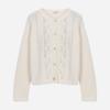 Crochet Round Neck Cardigan T262mcd153w