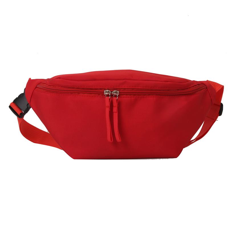 Oxford Cloth Simple Fashion Trend Casual Solid Color Fashion One Shoulder Crossbody Breast Bag