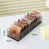 Multi-Compartment Makeup Organizer – Clear Desktop Storage Box for Lipsticks, Nail Polish, Eyeshadow Palettes & Beauty Tools