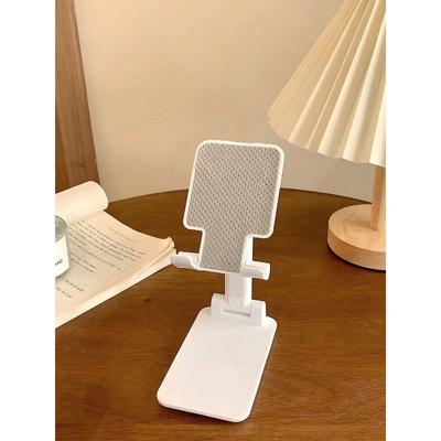 Verstellbarer & faltbarer Handyhalter, tragbarer, neigbarer Schreibtischständer, rutschfester Kunststoff-Tablet-Ständer