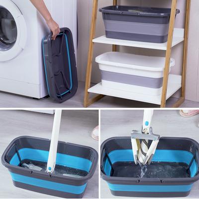 Secchio pieghevole portatile Bacino solido Turismo Secchio pulito all'aperto Promozione pesca Camping Car Wash Mop Secchio pieghevole all'aperto