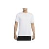 Camiseta Casual de Manga Curta de Tricô Dry-Fit Esportiva Masculina Tops Branco DJ7816-100