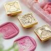 Retro Sealing Wax Stamp Head Seals Stamp Set Tools Post Decor Wood Stamps Antique Wax Seal Stamp D57B
