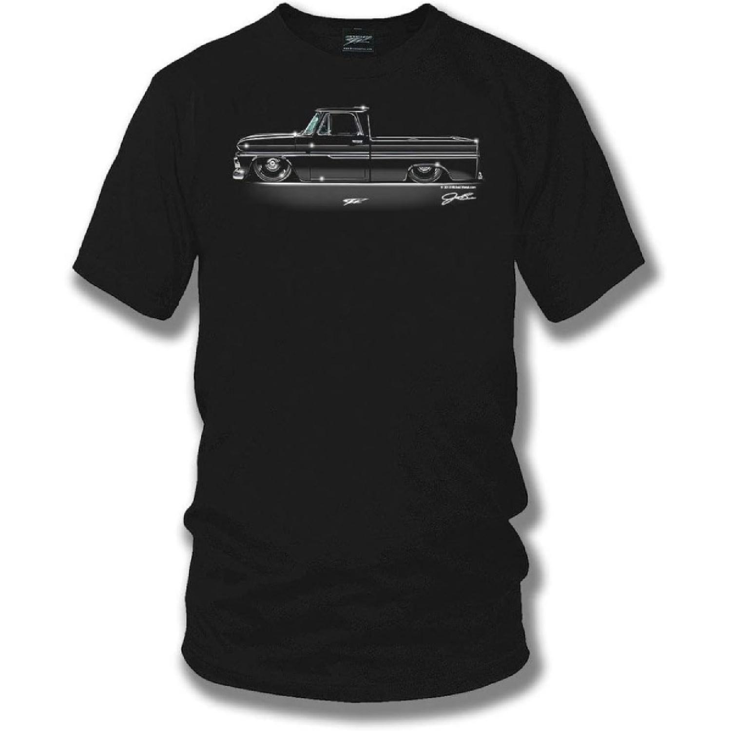 Wicked Metal 1966 Chevy C-10 - Truck T-Shirt - Chevy c-10 t-Shirt, Muscle Car Shirt XXXXXL разноцветный