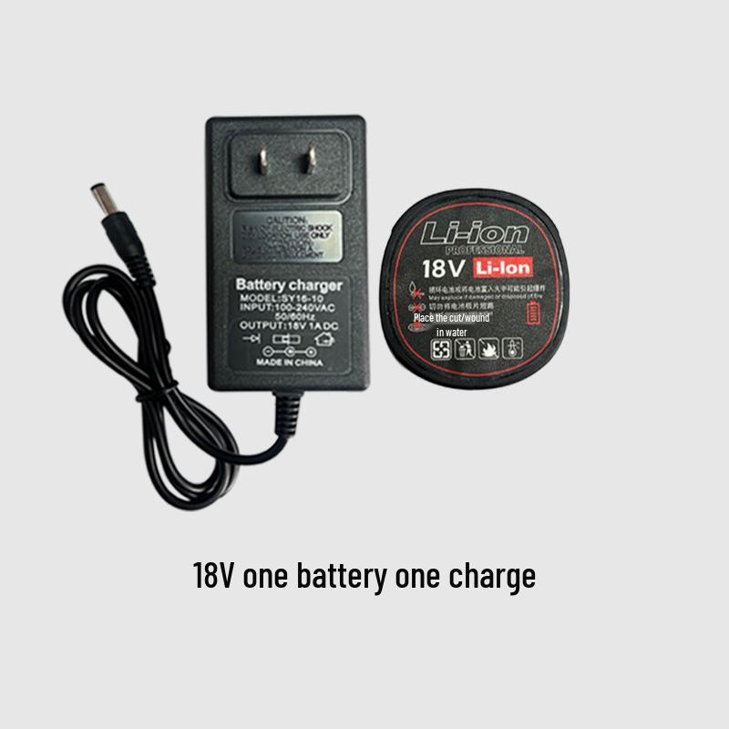 18V Brushless Electric Drill & 16.8V Rechargeable Screwdriver with Large Capacity Lithium Battery