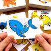 Handmade Cognitive Puzzle Cards for Toddlers: Educational Toys for Ages 1-3
